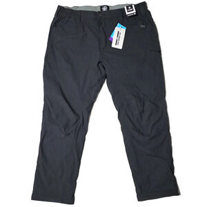 CQR Men's Fleece Lined Tactical Pants 36x30 Black Hiking Work Cargo HLP200 NWT